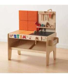 MASTERKIDZ puidust töölaud XXL Montessori STEM koos tööriistade ja tarvikutega