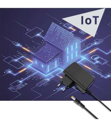 Qoltec 51034 power adapter/inverter Indoor 19 W Black