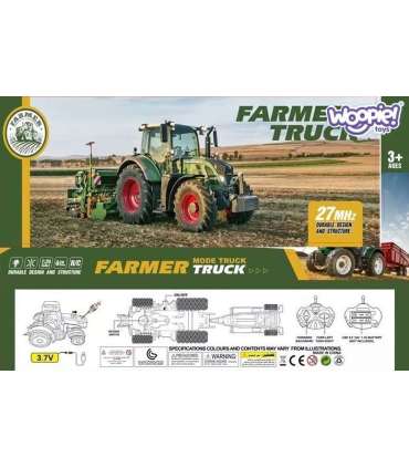 WOOPIE радиоуправляемый трактор с прицепом - масштаб 1:24