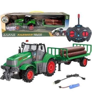 WOOPIE радиоуправляемый трактор с прицепом - масштаб 1:24