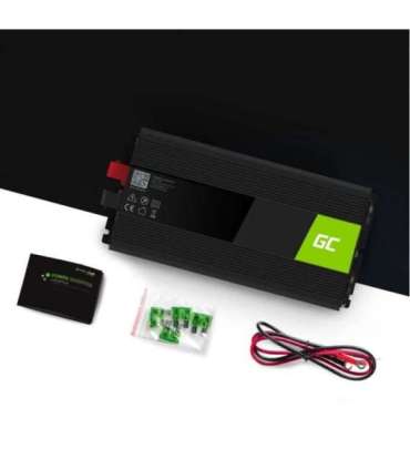 Green Cell INV15 power adapter/inverter Auto 3000 W Black