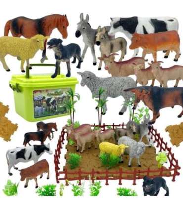 WOOPIE набор фигурок «Ферма» + чемоданчик, 57 шт.