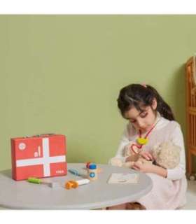VIGA деревянный набор маленького доктора в чемоданчике