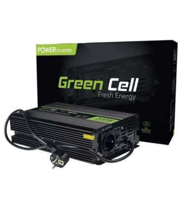 Green Cell INV07 power adapter/inverter Auto 300 W Black