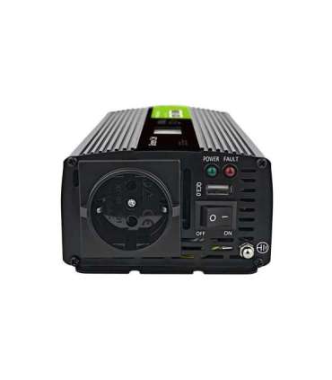 Green Cell PowerInverter LCD 12V 500W/10000W car inverter with display - pure sine wave