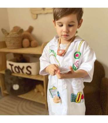 WOOPIE костюм врача (халат) для детей до примерно 120 см