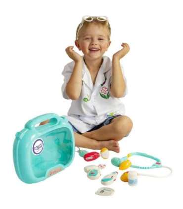 WOOPIE Zestaw Lekarski Mały Lekarza Doktor w Walizce Światło Dźwięk + Akc.