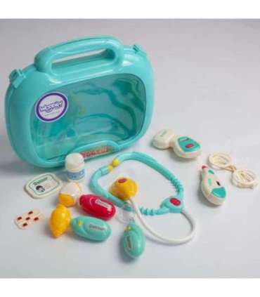 WOOPIE Zestaw Lekarski Mały Lekarza Doktor w Walizce Światło Dźwięk + Akc.