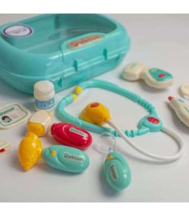 WOOPIE Zestaw Lekarski Mały Lekarza Doktor w Walizce Światło Dźwięk + Akc.