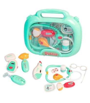 WOOPIE Zestaw Lekarski Mały Lekarza Doktor w Walizce Światło Dźwięk + Akc.