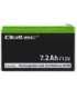 Qoltec 53062 AGM battery 12V 7.2 Ah max 108A
