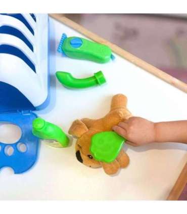 WOOPIE väikese veterinaari komplekt - koerake ja kandekast, 6-osaline.