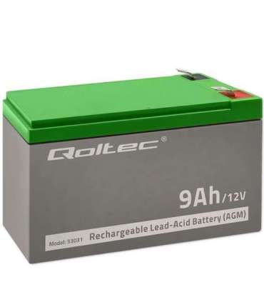 Qoltec 53031 AGM battery 12V 9Ah