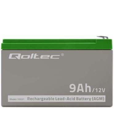 Qoltec 53031 AGM battery 12V 9Ah