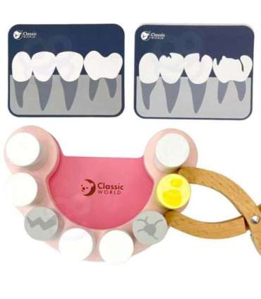 CLASSIC WORLD Набор маленького дантиста — чемоданчик врача, 18 шт.