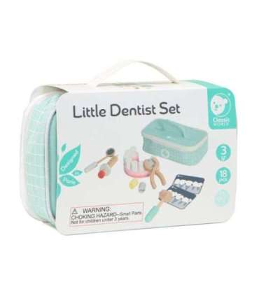 CLASSIC WORLD Набор маленького дантиста — чемоданчик врача, 18 шт.