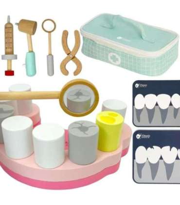 CLASSIC WORLD Набор маленького дантиста — чемоданчик врача, 18 шт.