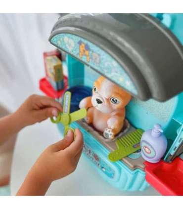 WOOPIE Väike loomaarsti komplekt 3-ühes majake seljakotis kutsikas