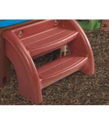 STEP2 детская площадка: мост с тоннелем и горка