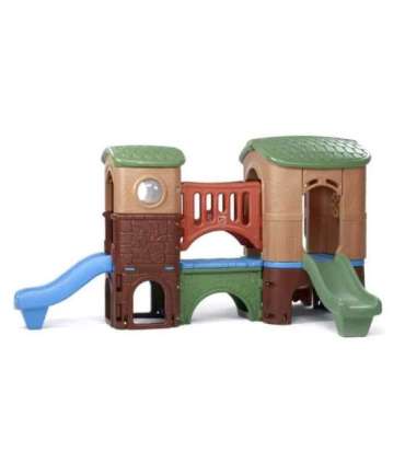 STEP2 детская площадка: мост с тоннелем и горка