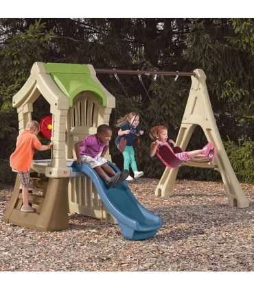 STEP2 torn kiikudega ja liumäega mänguväljak