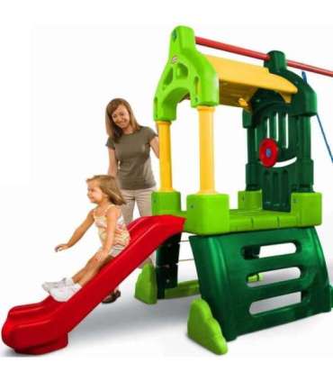 Little Tikes детская площадка клубный домик горка качели