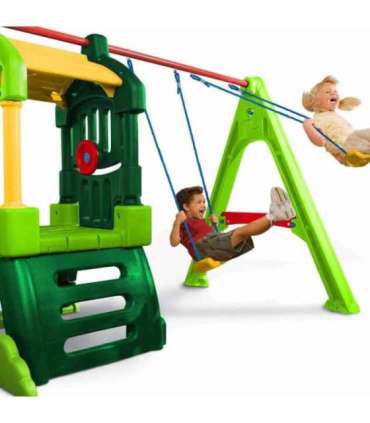 Little Tikes детская площадка клубный домик горка качели