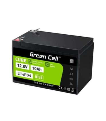 Green Cell LFPGC12V10AH UPS battery Lithium Iron Phosphate (LiFePO4) 12.8 V 10 Ah