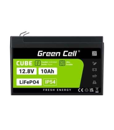 Green Cell LFPGC12V10AH UPS battery Lithium Iron Phosphate (LiFePO4) 12.8 V 10 Ah