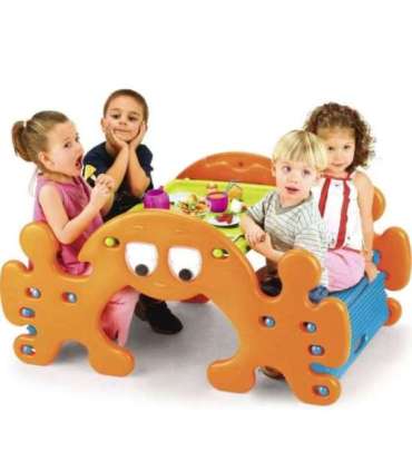 FEBER 2 в 1 Большой пикниковый стол - качалка/качели Ghost