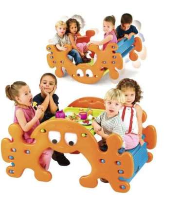 FEBER 2 в 1 Большой пикниковый стол - качалка/качели Ghost