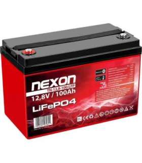 NEXON LIFEPO4 BATTERY 100AH 12.8V, BLUETOOTH (APP) AND HEATING MAT