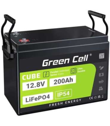 Green Cell LFPGC12V200AH UPS battery Lithium Iron Phosphate (LiFePO4) 12.8 V 200 Ah