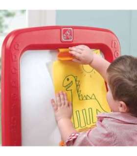 STEP2 Kahepoolne tahvel-maalipukk koos aksessuaaridega