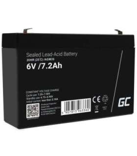 Green Cell AGM39 industrial rechargeable battery Sealed Lead Acid (VRLA) 7200 mAh 6 V