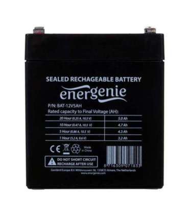 Gembird 12V, 5Ah Sealed Lead Acid (VRLA)