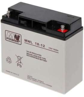 Battery MW Power AGM MWL 18-1212V/18Ah 181*77*167 (M5)