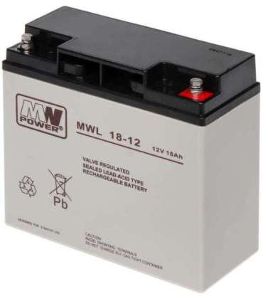 Battery MW Power AGM MWL 18-1212V/18Ah 181*77*167 (M5)