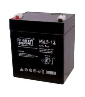 MPL megaBAT MB 5-12 UPS battery Sealed Lead Acid VRLA AGM 12 V 5 Ah Black