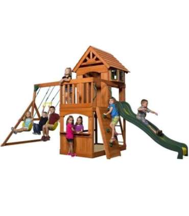 BACKYARD DISCOVERY Огромная деревянная детская площадка Atlantic