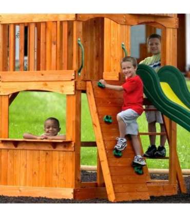 BACKYARD DISCOVERY Hiiglaslik puidust mänguväljak Atlantic