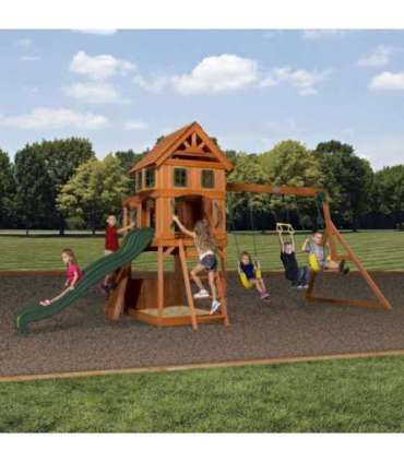 BACKYARD DISCOVERY Огромная деревянная детская площадка Atlantic