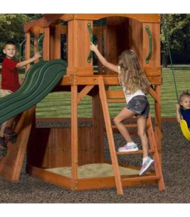 BACKYARD DISCOVERY Огромная деревянная детская площадка Atlantic