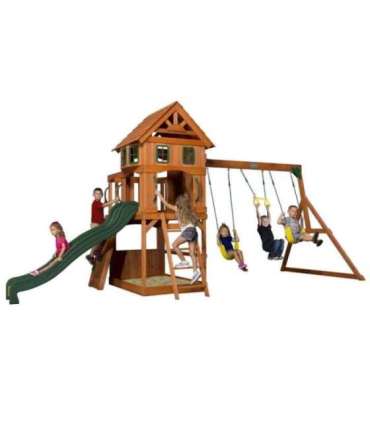 BACKYARD DISCOVERY Огромная деревянная детская площадка Atlantic