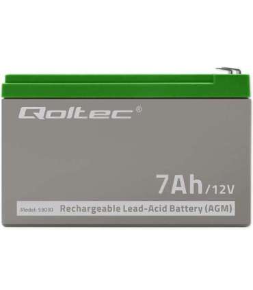 Qoltec 53030 AGM battery 12V 7Ah