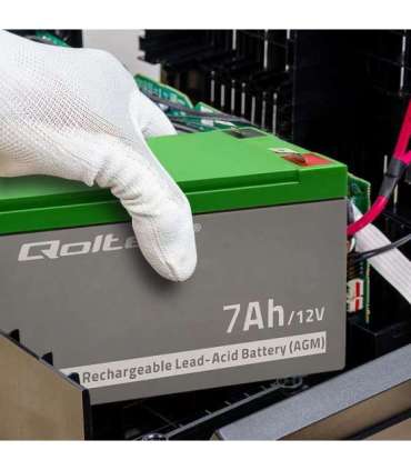 Qoltec 53030 AGM battery 12V 7Ah