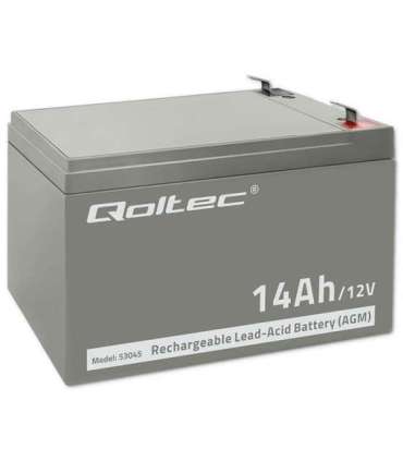 Qoltec 53045 AGM battery 12V 14Ah
