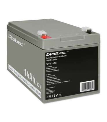 Qoltec 53045 AGM battery 12V 14Ah