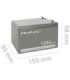 Qoltec 53049 AGM battery 12V  12Ah