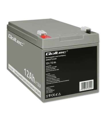 Qoltec 53049 AGM battery 12V  12Ah